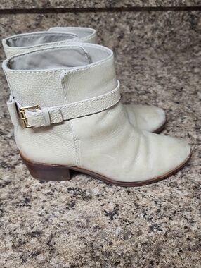 Kate Spade Tan Leather Ankle Boots